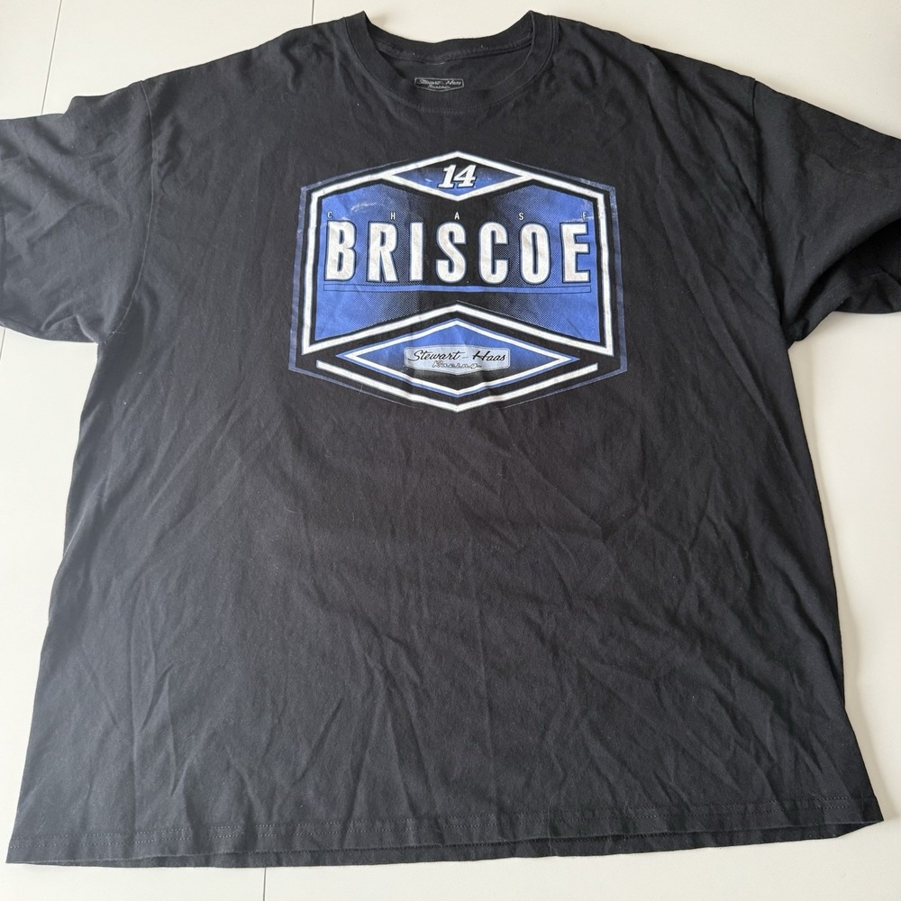 Chase Briscoe #14 Stewart-Haas NASCAR Racing T Shirt Size XXL